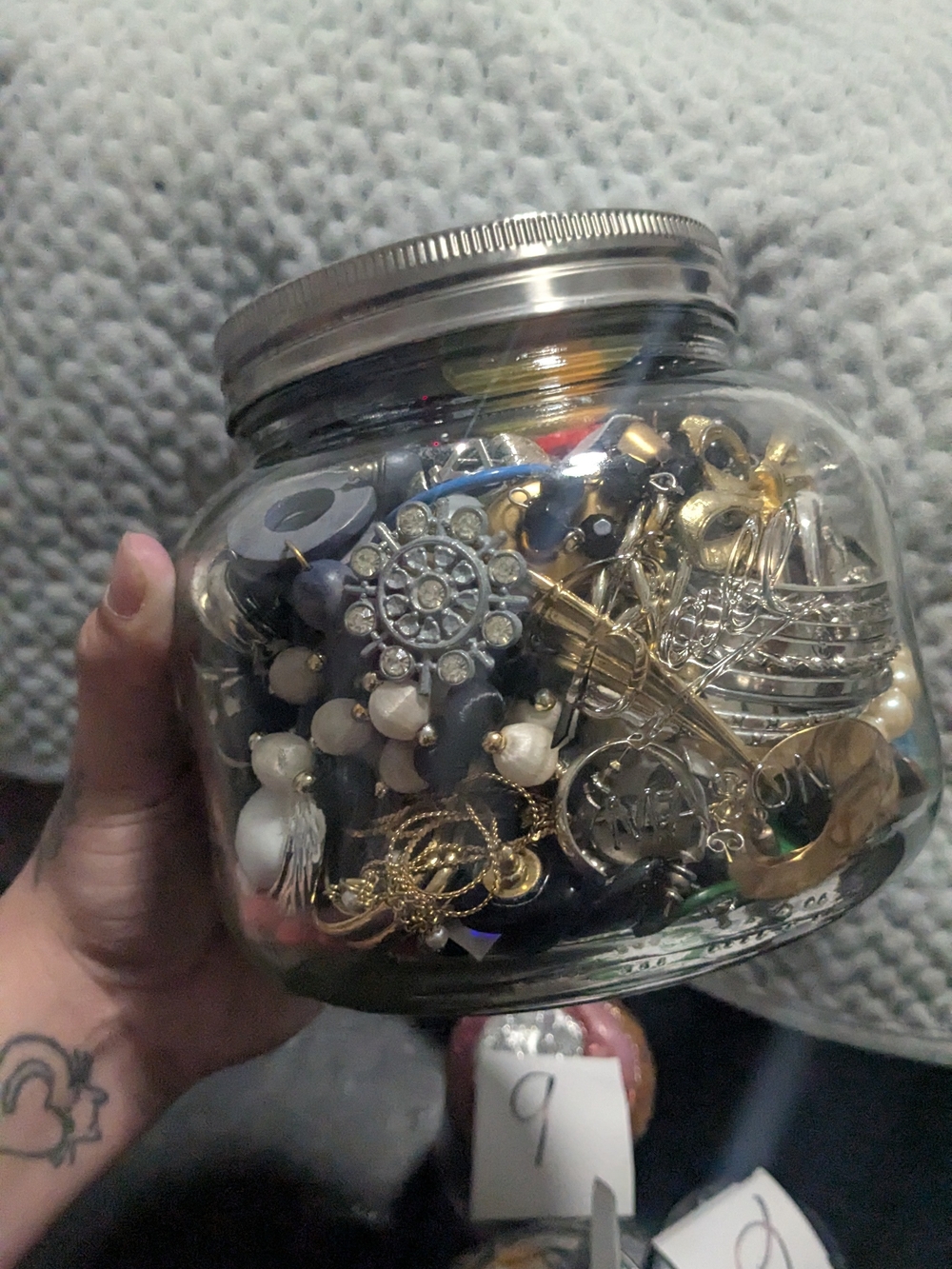 Very Large Jewelry Jar